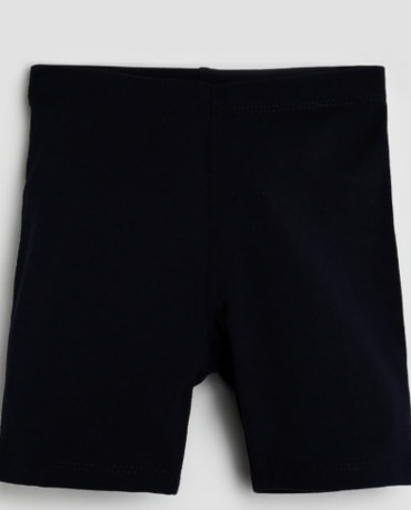 Bermuda legging infantil ciclista lisa 4-10A - Azul Escuro | Pool Kids