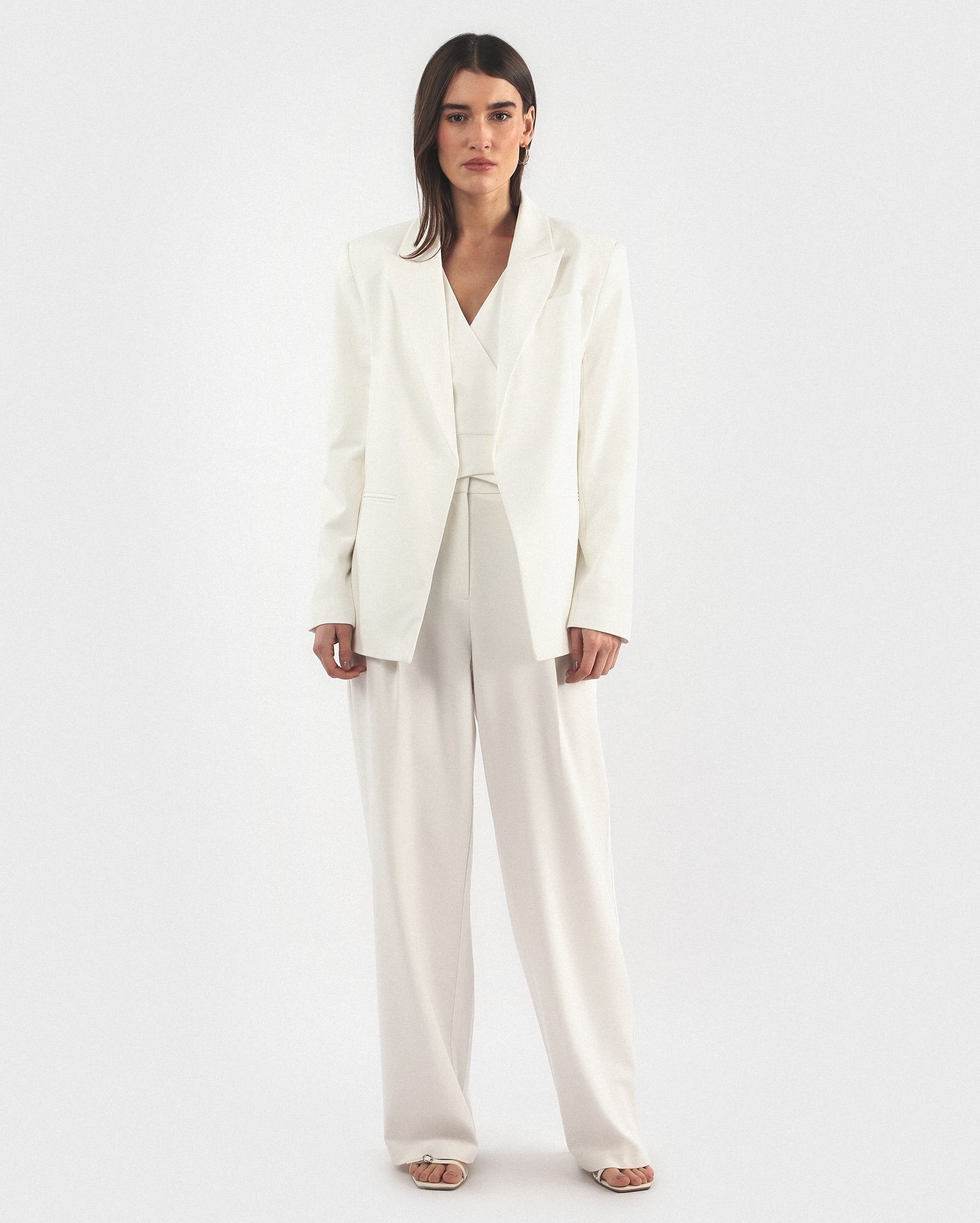 Blazer feminino Riga capa - Branco | GIULLIÈR + RCHLO