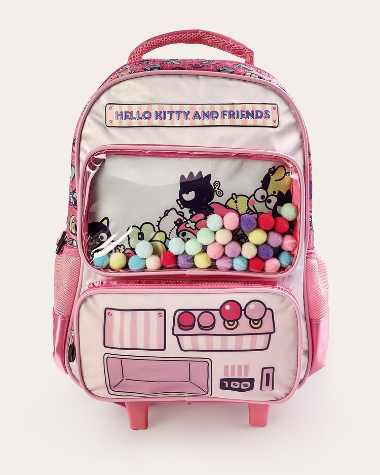 Mochila infantil Hello Kitty com rodinha | Sanrio