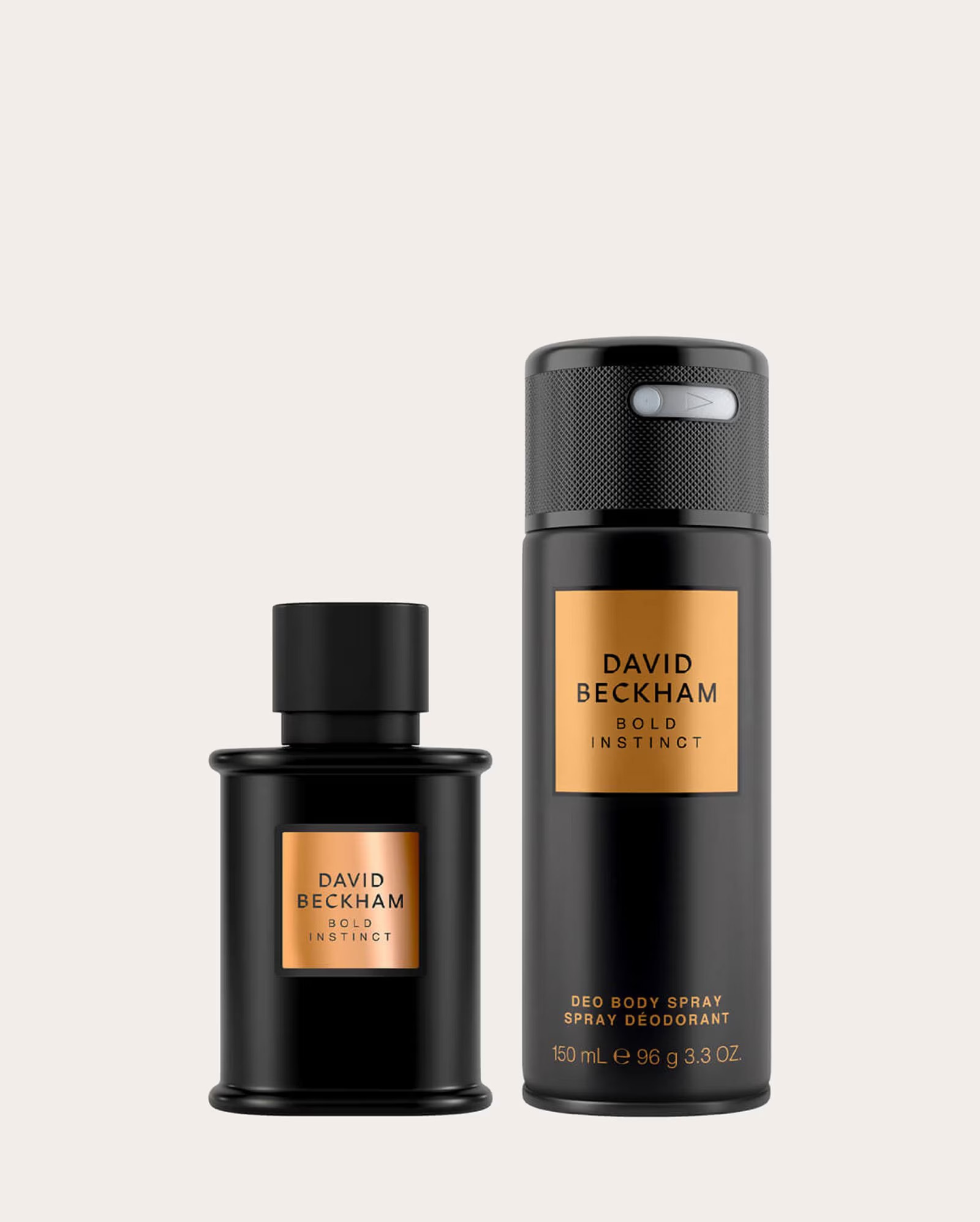 Kit perfume masculino bold instinct + body spray David Beckham