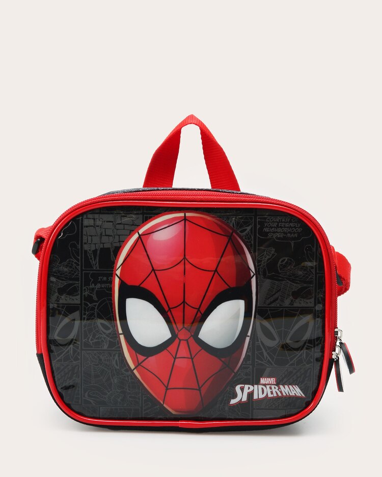 Lancheira térmica infantil Homem Aranha - preta | Marvel