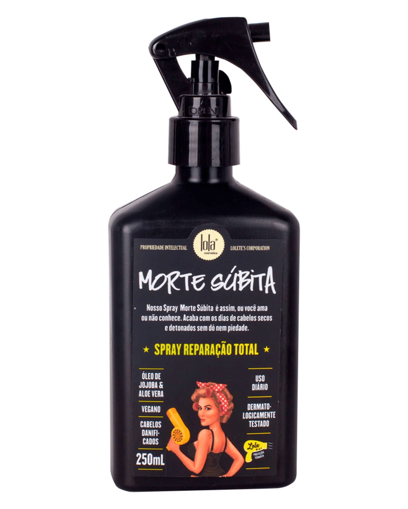 Finalizador spray reparação total Morte Súbita 250ml | Lola Cosmetics