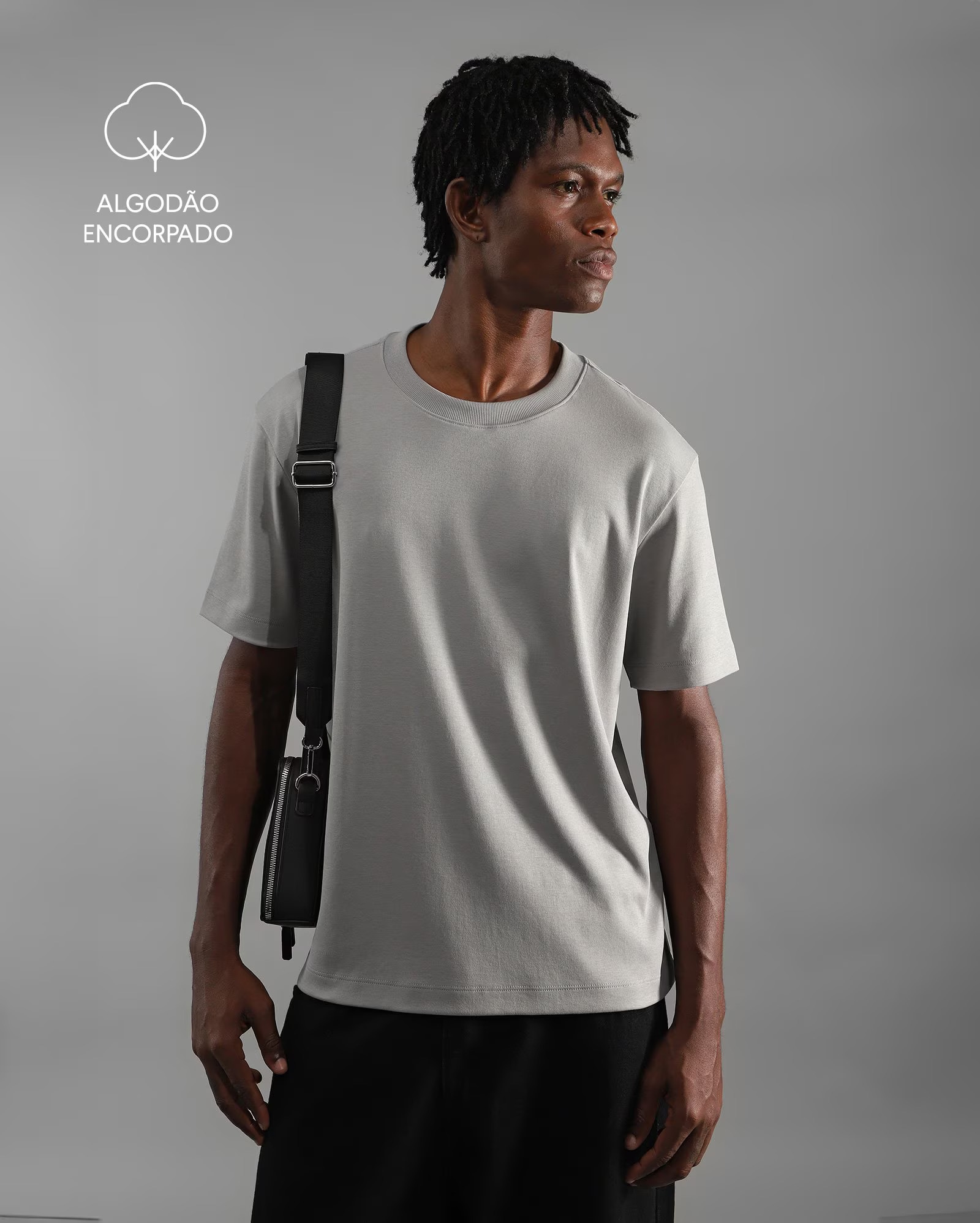 Camiseta masculina Tech UltraCotton algodão peruano