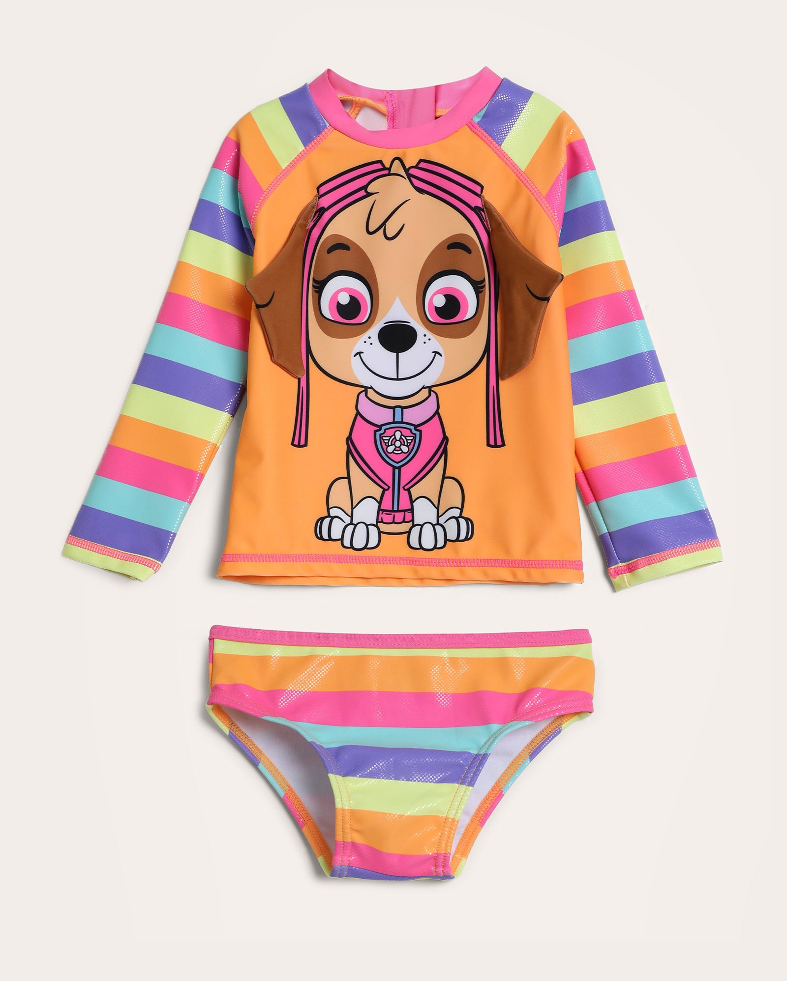 Kit camiseta e calcinha praia infantil patrulha canina multicor | Paramount