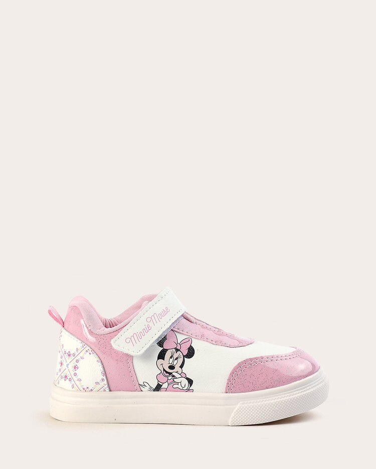 Tênis infantil cano baixo Minnie - rosa | Disney