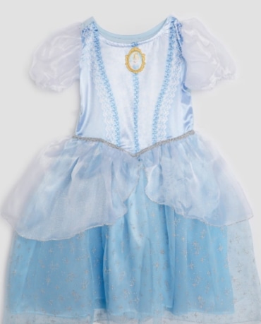 Fantasia vestido infantil Disney Cinderela azul | FANLAB