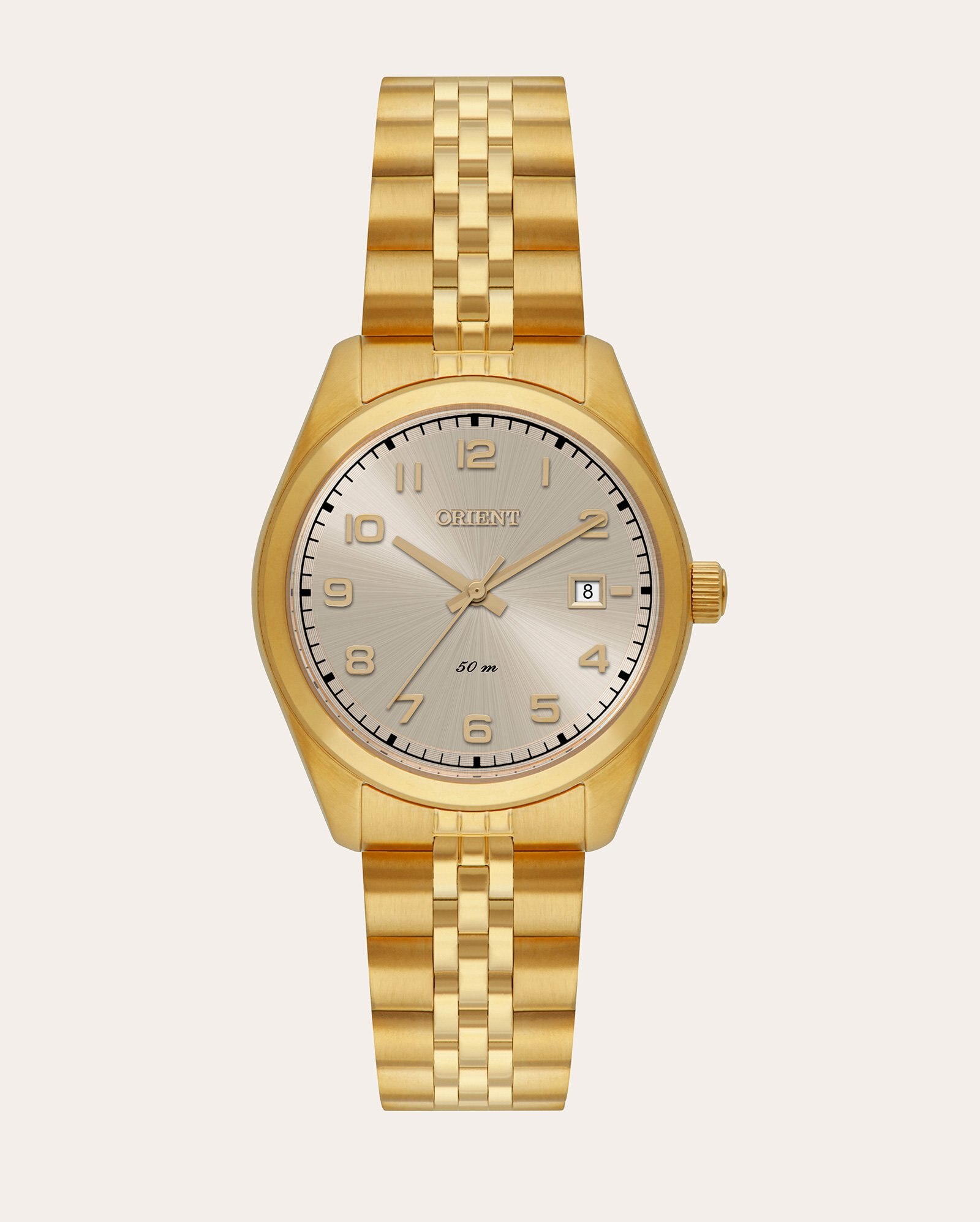 Relógio analógico feminino FGSS1263-C2KX - dourado | Orient