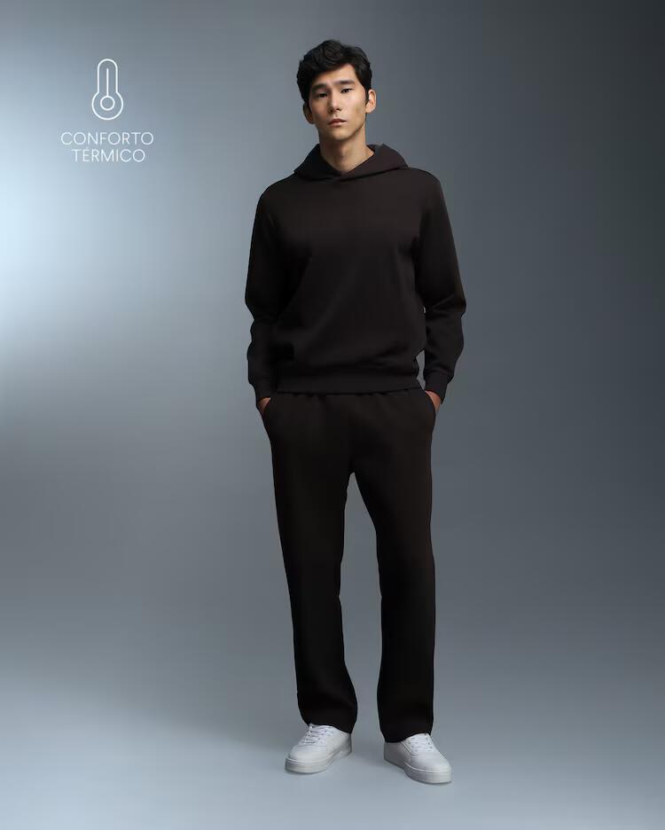 Calça masculina de modal Tech UltraComfy - Marrom Escuro