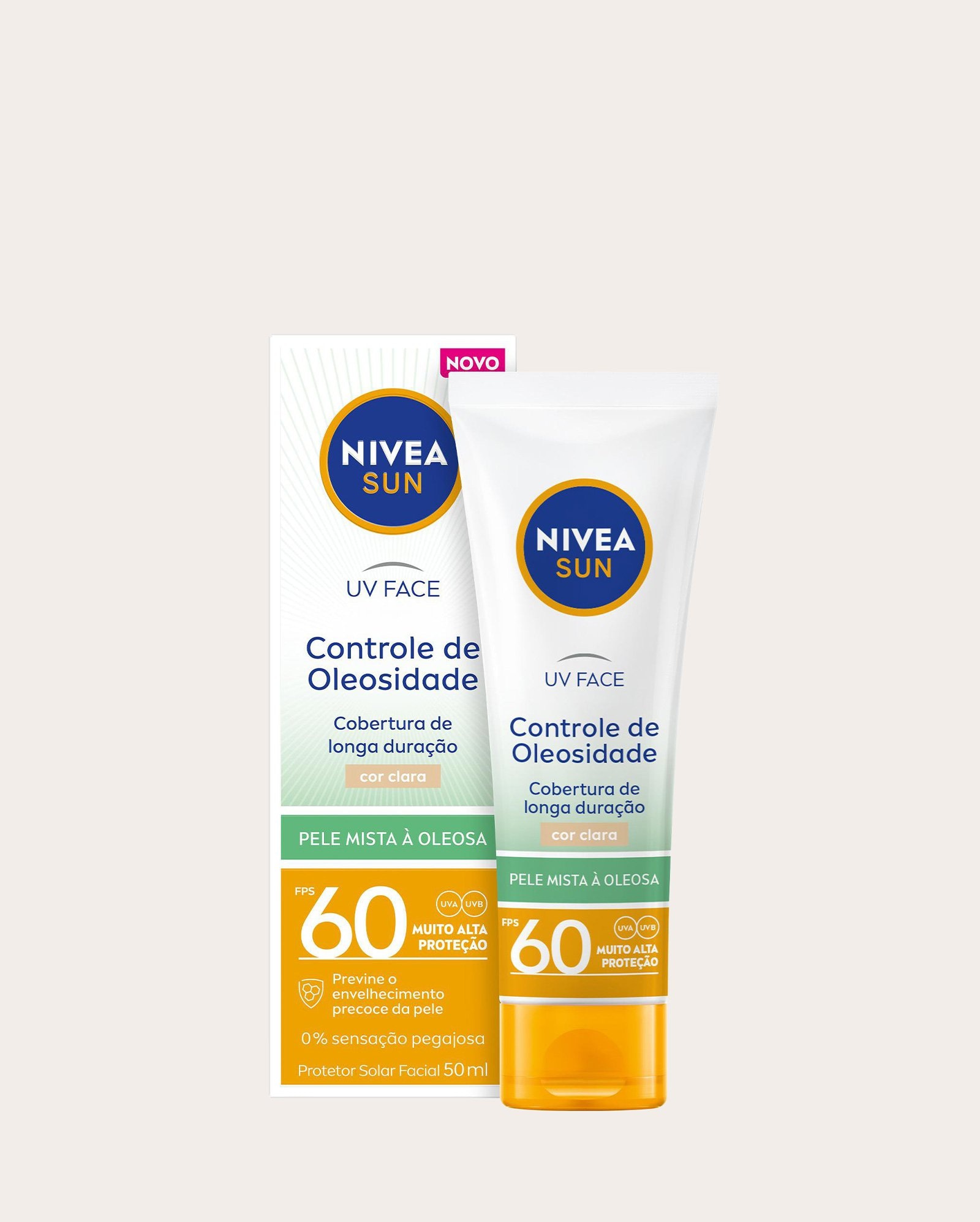 Protetor solar facial Sun UV controle de oleosidade Nivea