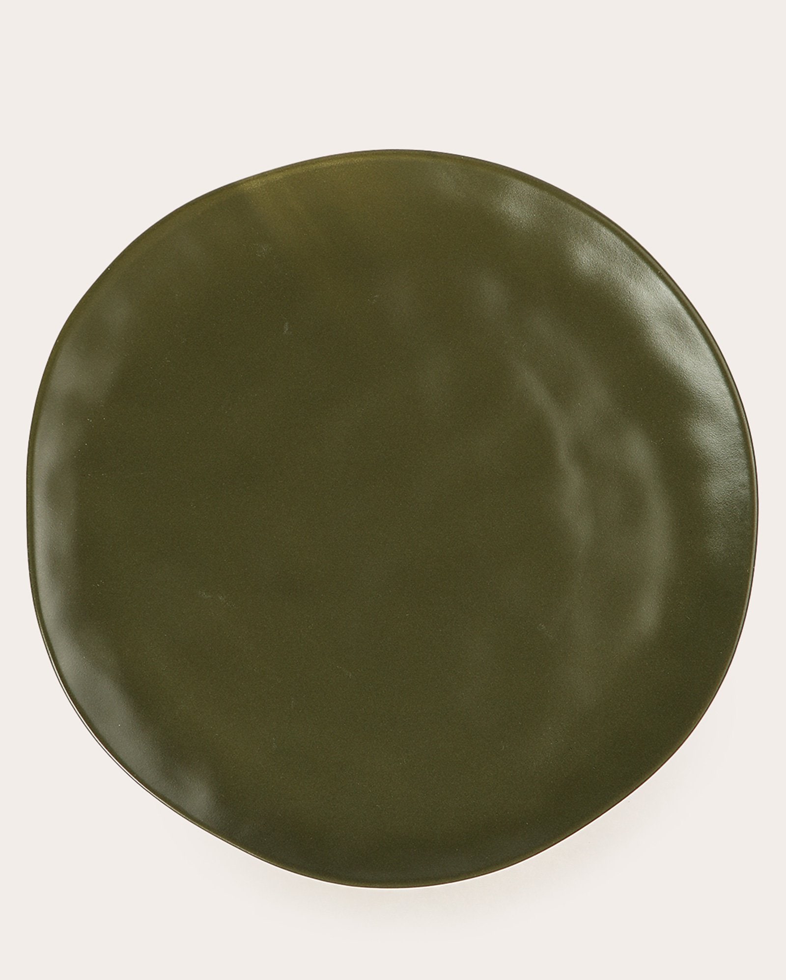 Prato fundo de cerâmica orgânico Anne 20cm verde Casa Riachuelo