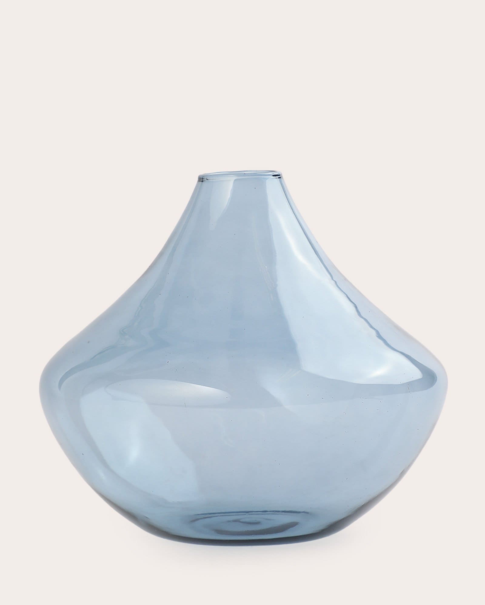 Vaso de vidro Odara 15cm azul Casa Riachuelo