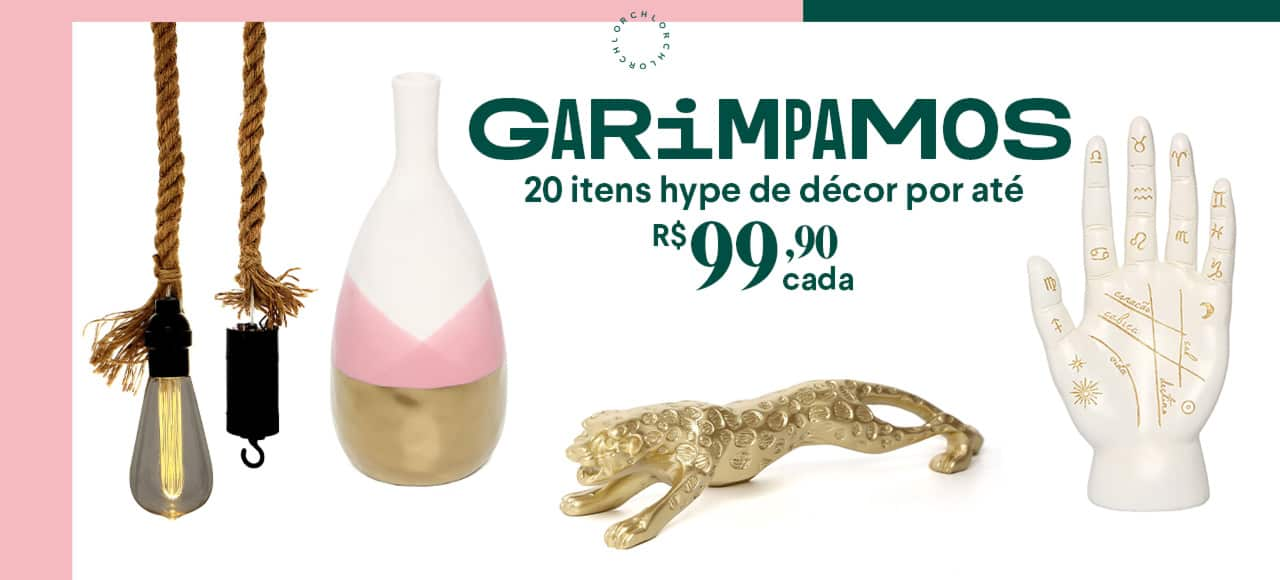 Garimpamos 20 itens hype de décor por até R$ 99,90 cada