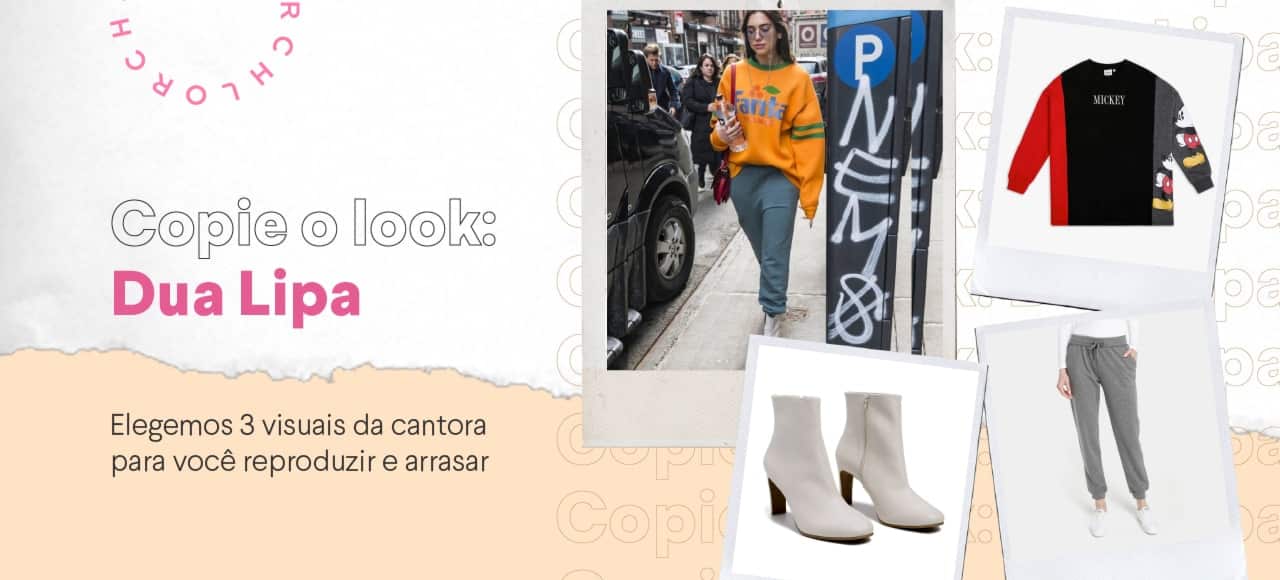 Copie o look: Dua Lipa Elegemos 3 visuais da cantora para você reproduzir e arrasar