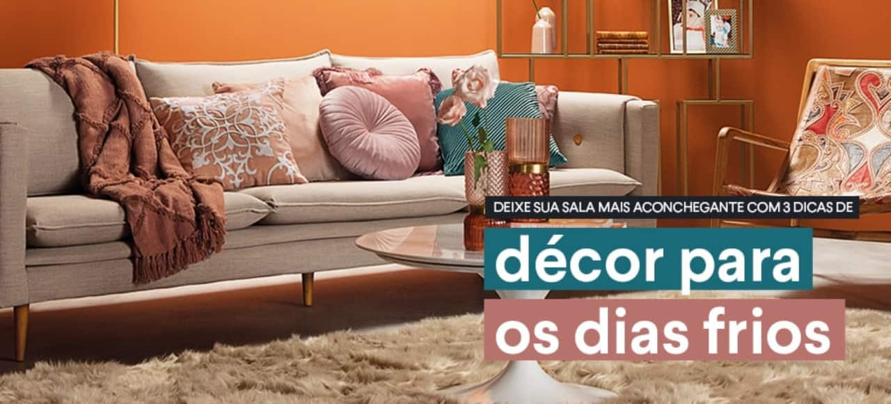 Deixe sua sala mais aconchegante com 3 dicas de décor para os dias frios