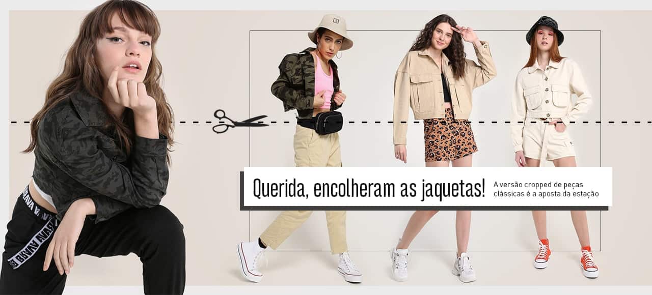 Querida, encolheram as jaquetas | A versão cropped de peças clássicas é a aposta da estação