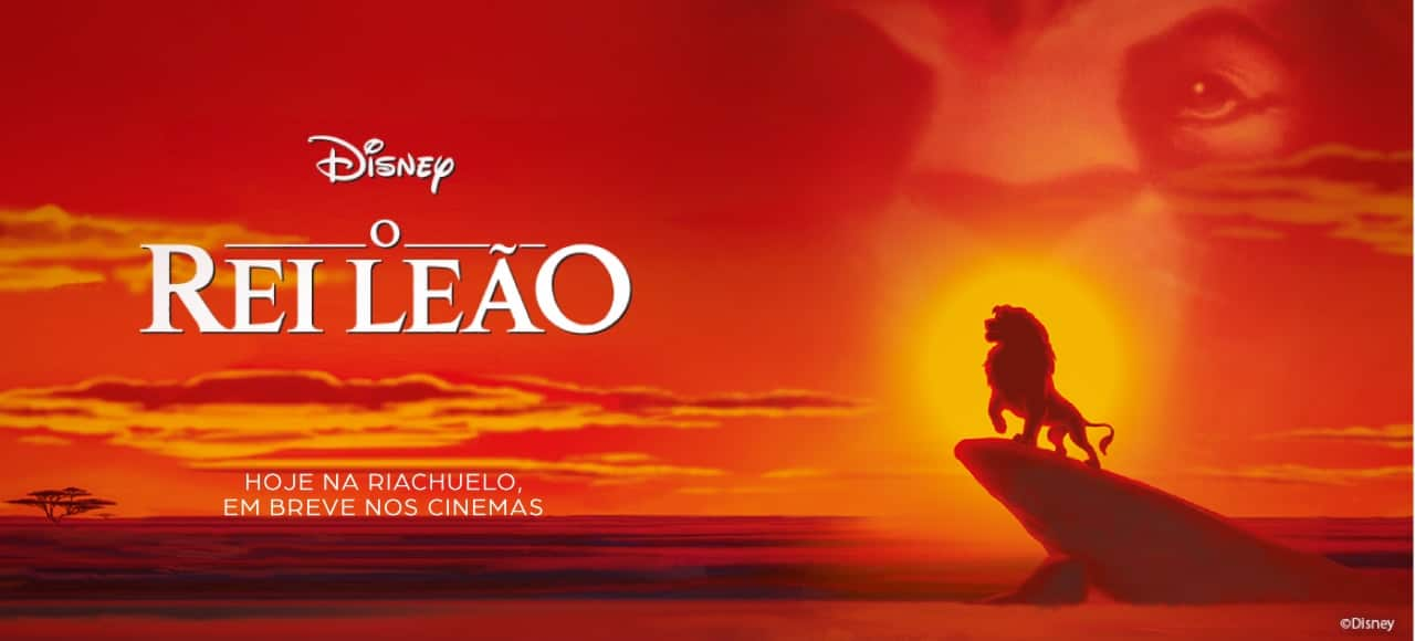 Rei Leão: hoje na Riachuelo, em breve nos cinemas