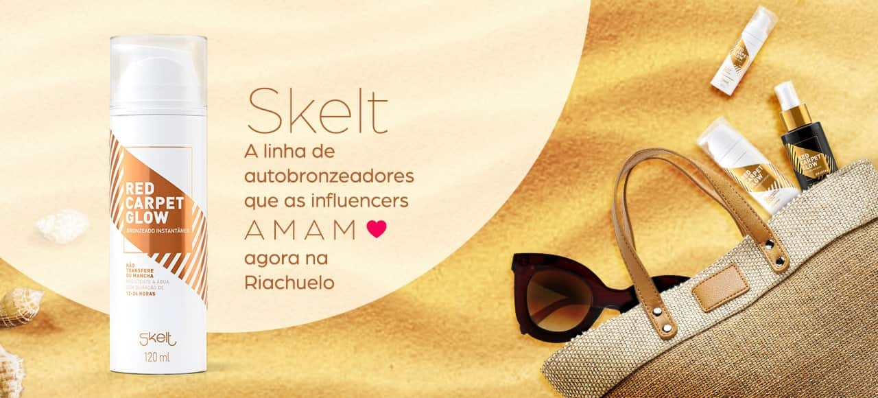 Skelt: a linha de autobronzeadores que as influencers amam, agora na Riachuelo