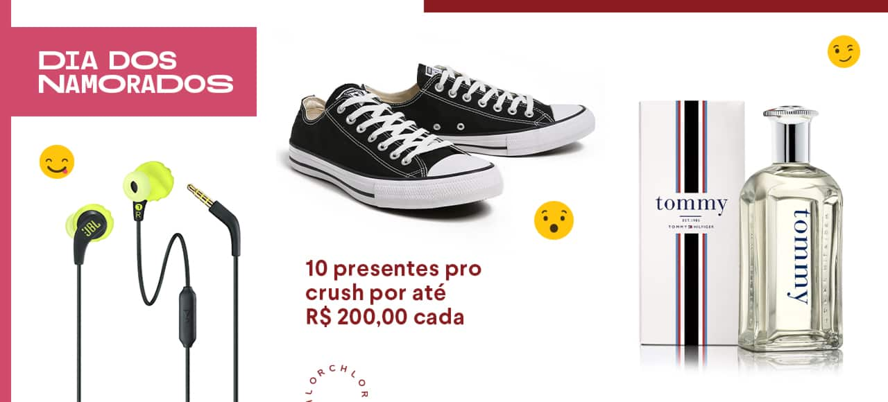 Dia dos Namorados  | 10 presentes pro crush por até R$ 200,00