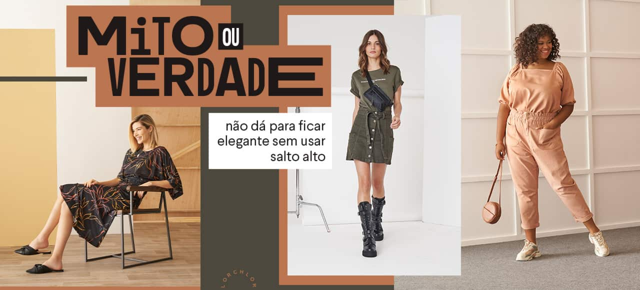 Mito ou verdade: não dá para ficar elegante sem usar salto alto