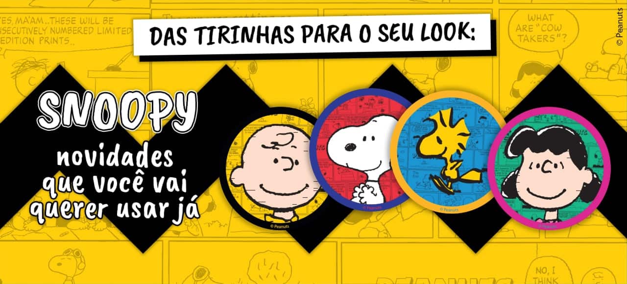 Das tirinhas para o seu look: Snoopy é a tendência que você vai querer usar já