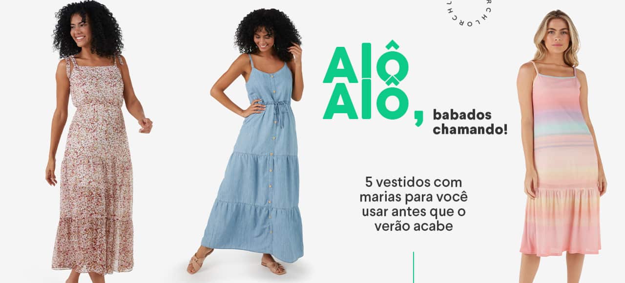 Alô alô, babados chamando! | 5 vestidos com marias pra você usar antes que o verão acabe