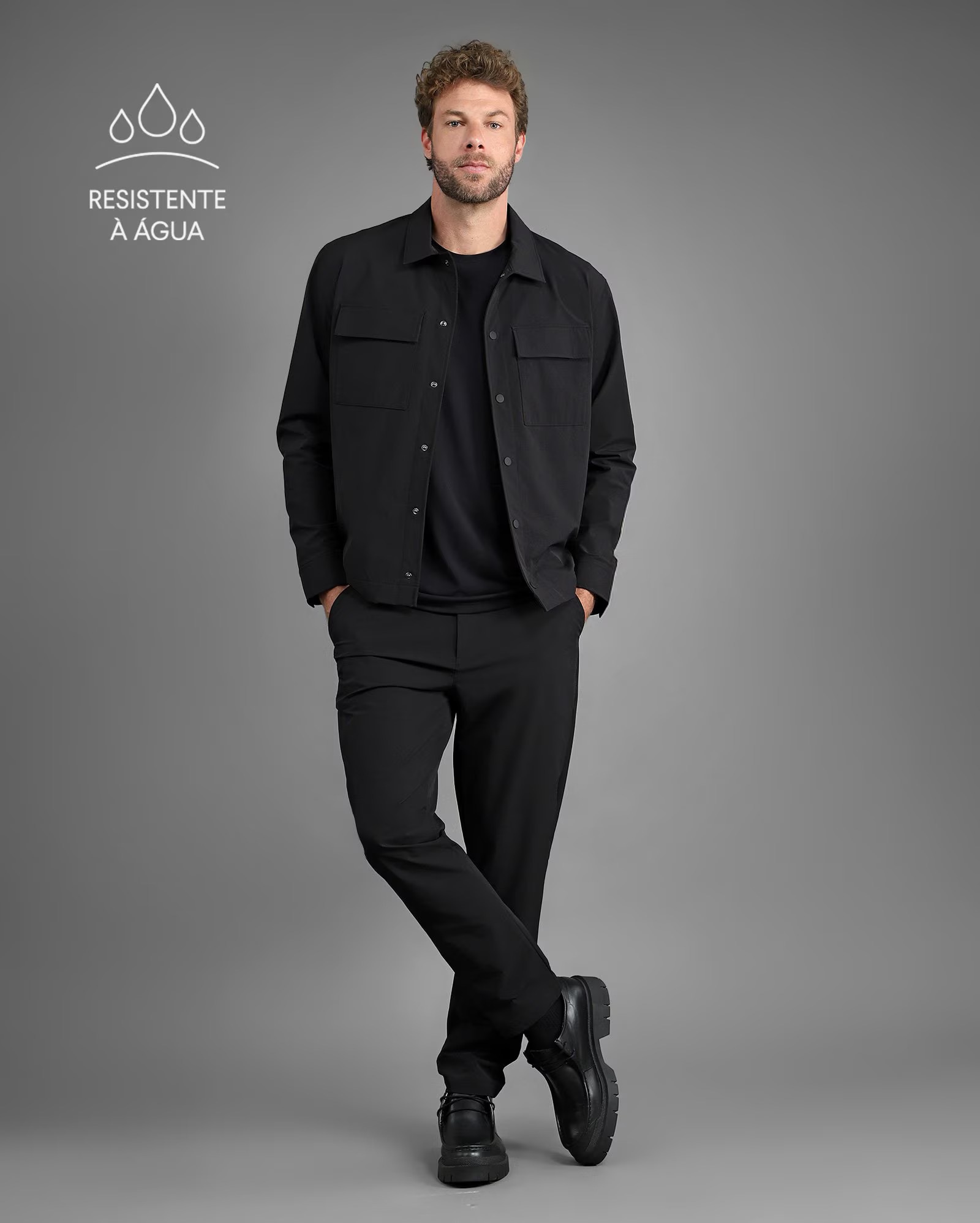Calça masculina Tech D-Ultra resistente à água