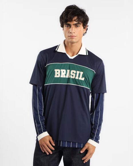 camisa brasil masculina