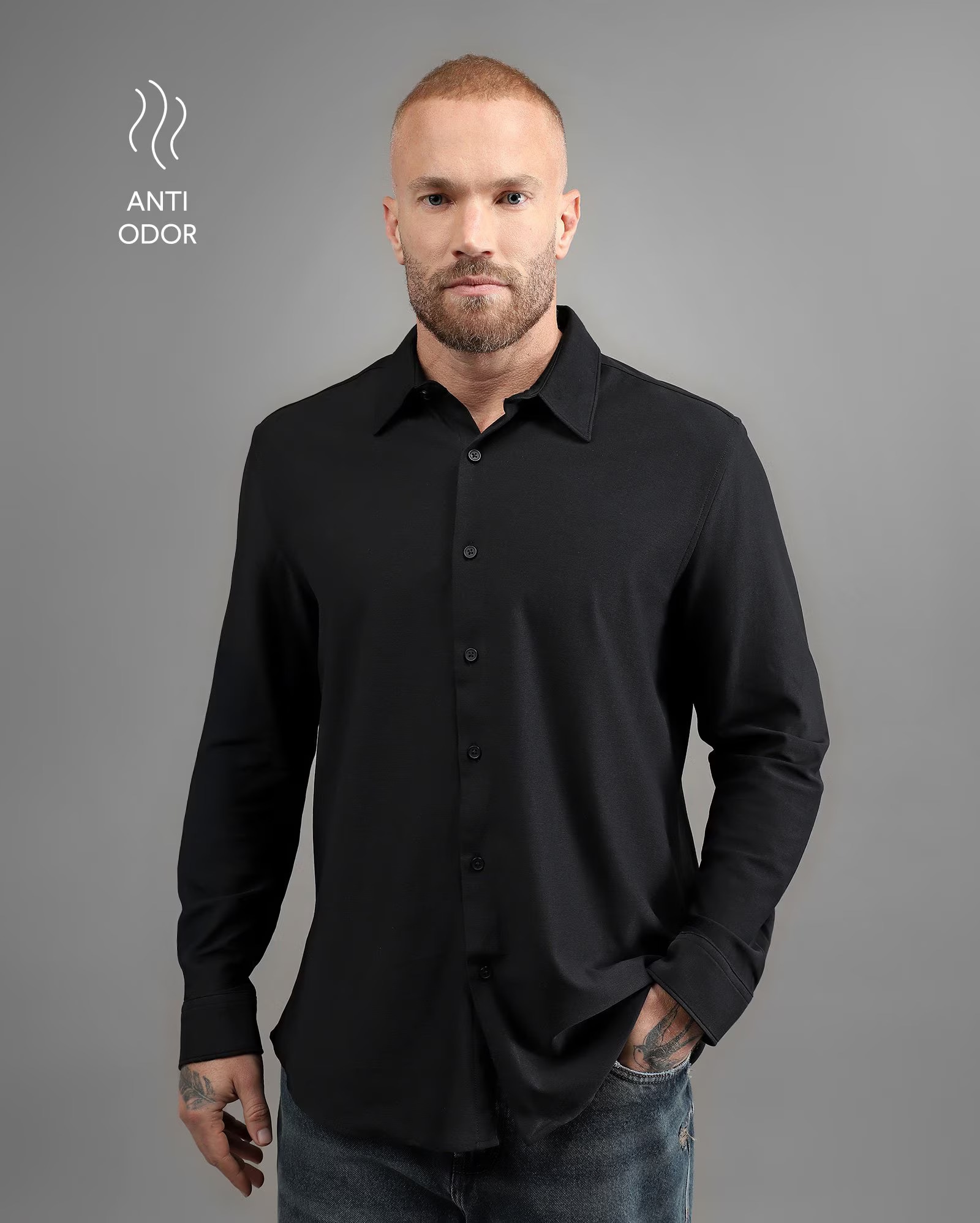 Camisa masculina Tech D-Ultra antiodor