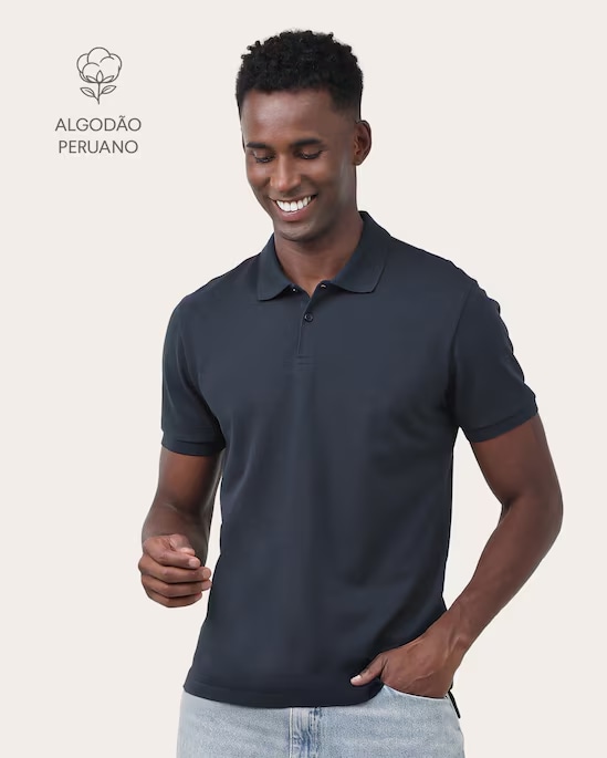 Camisa polo masculina