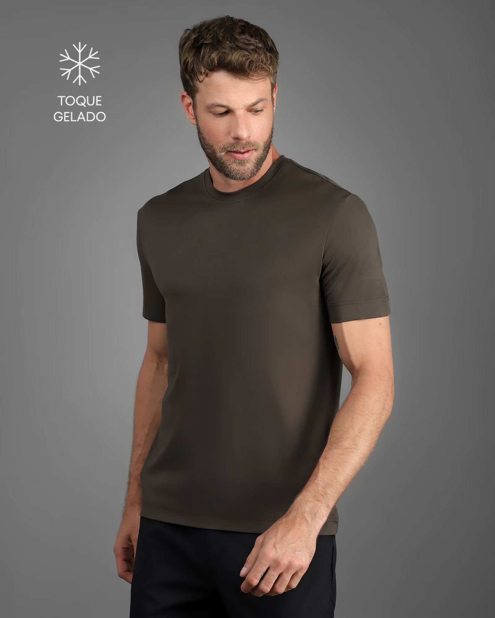 
Camiseta masculina Tech D-Ultra toque frio