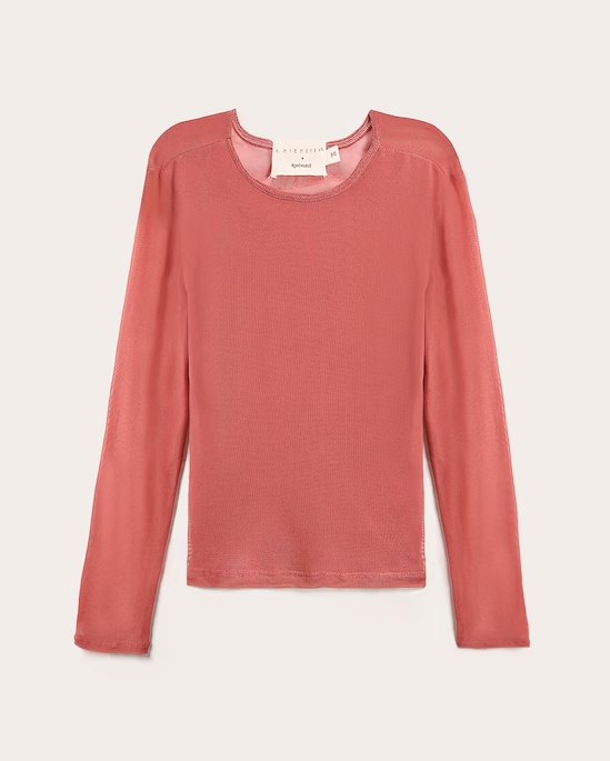 Blusa infantil ampla com tule a niemeyer