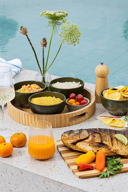 decoração para casa e mesa posta