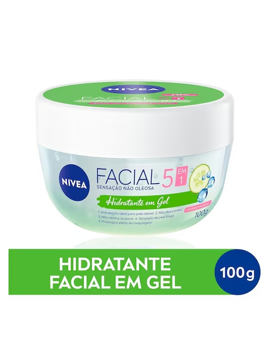 Gel hidratante facial nívea