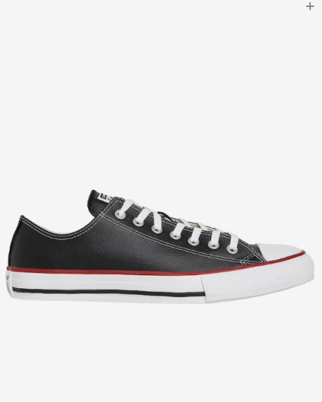  all star chuck taylor preto de couro preto