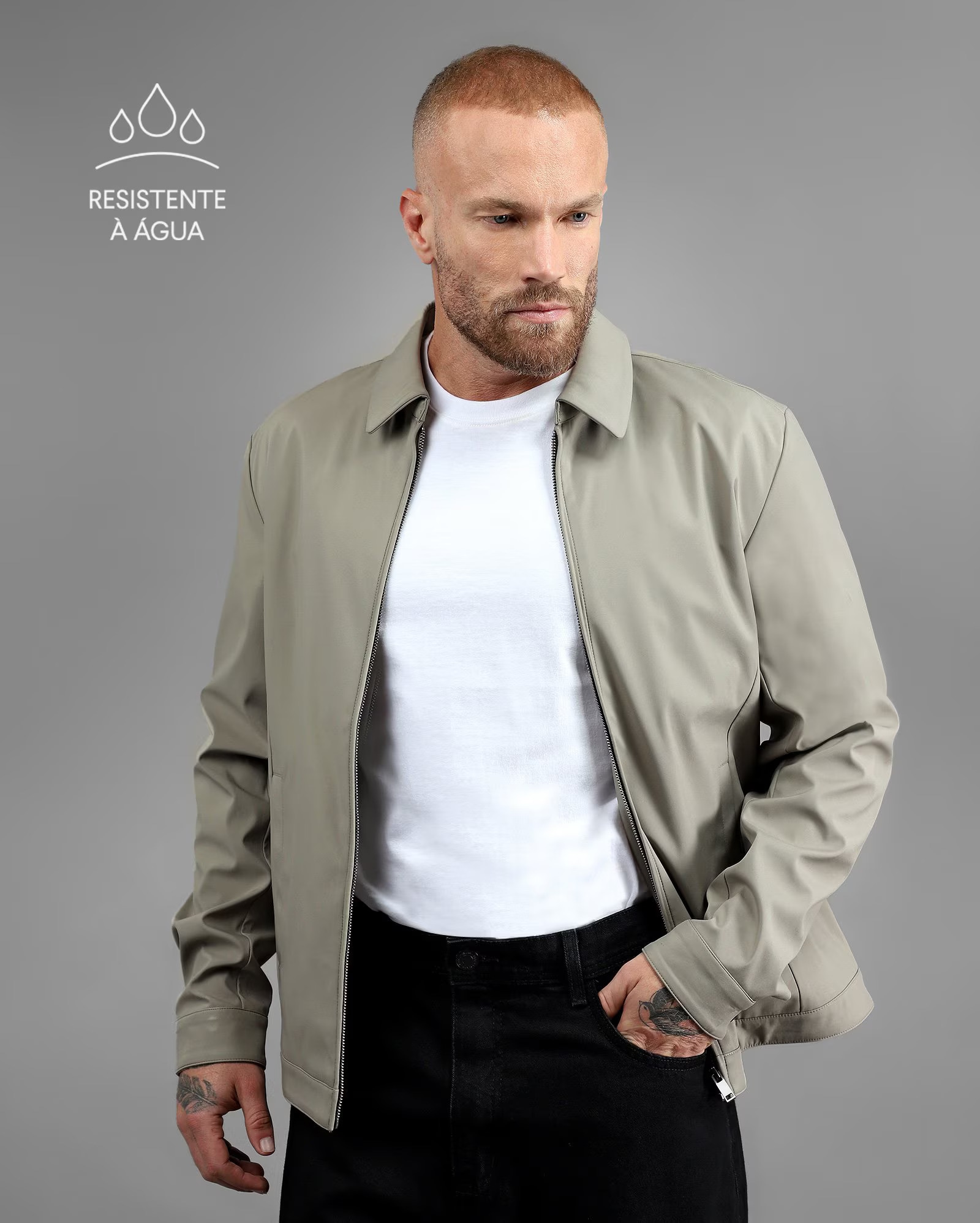 Jaqueta masculina Tech D-Ultra resistente à água