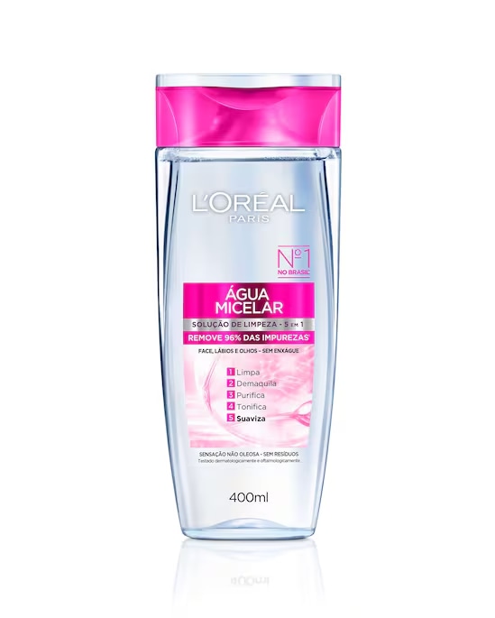 Limpeza facial água micelar l'oreal