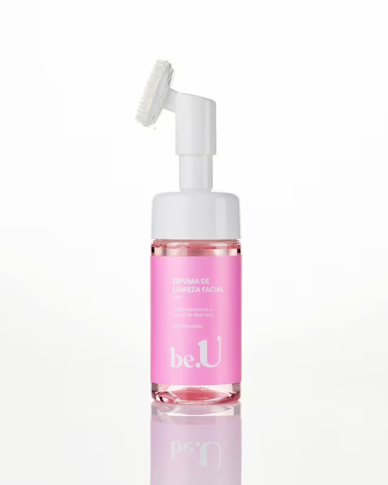 Sabonete facial limpeza espuma aloe vera be u by riachuelo