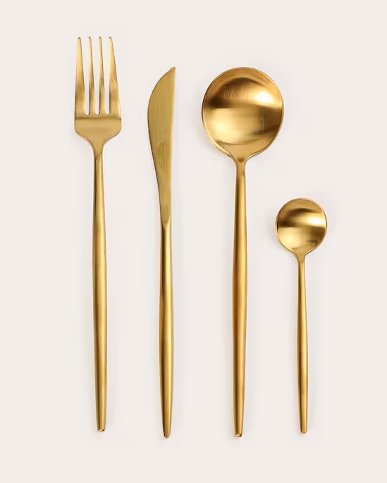 Conjunto de talheres 24 peças aço inox | Casa Riachuelo