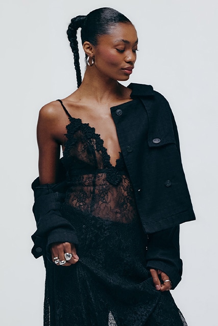 transparência no look: como usar renda, tule e crochê